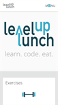 Mobile Screenshot of leveluplunch.com